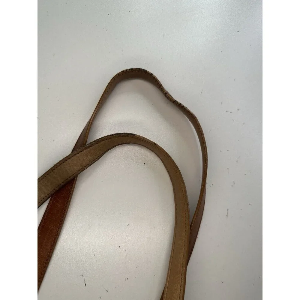 DAMAGED / WORN Coach 5187 Tan Leather Gallery Tote Vintage - Picture 3 of 10